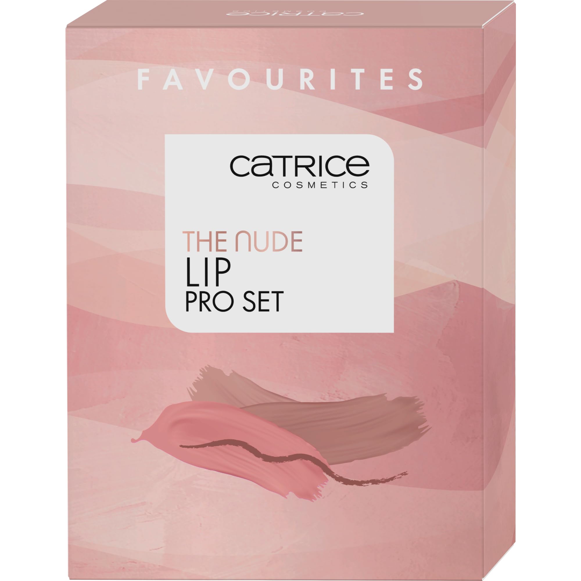 Catrice Zestaw kosmetyków do ust Nude Lip PRO (1pcs) | Zestaw trzech produktów do stylizacji ust