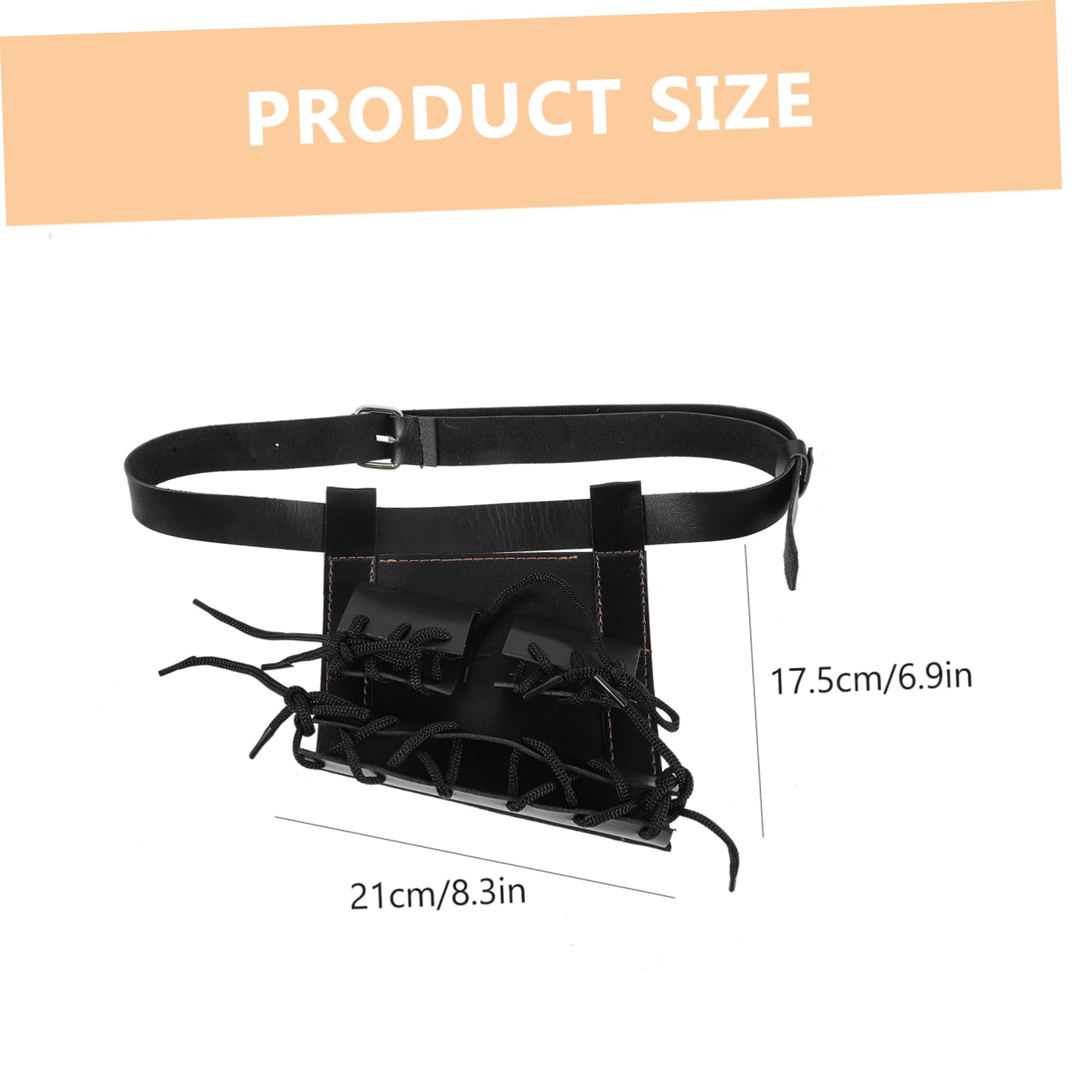 OHPHCALL Leather Sword Belt Holder for Carrying and Ergonomic Design Stylish Two Sword Carrier Belt for and Comfortable Use