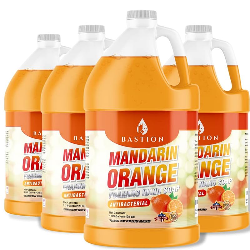 Bastion Mandarin Orange Antibacterial Foaming Hand Soap (4 gal refill)