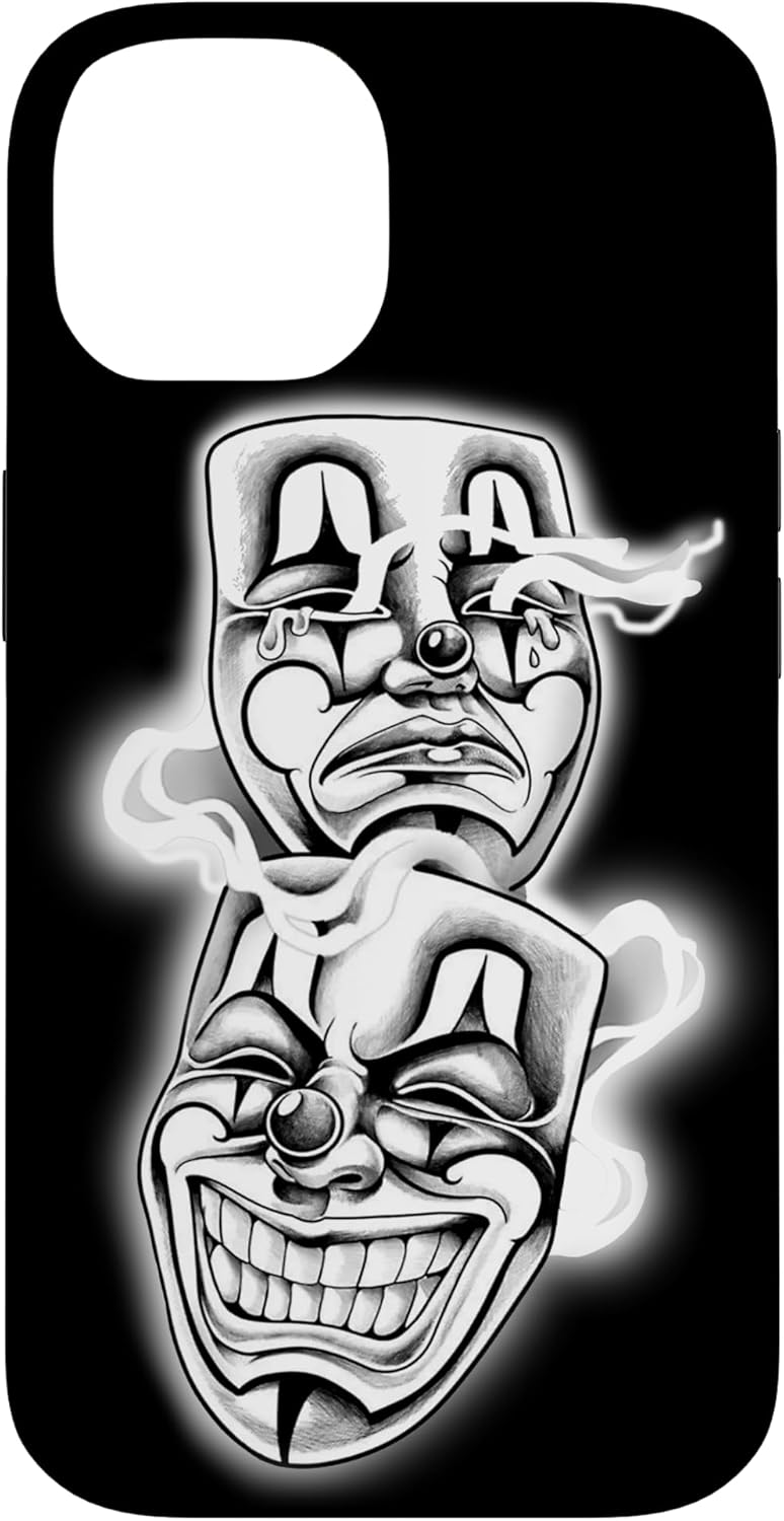 Laugh Now Cry Later Chicano Tattoo Flash Case for iPhone 13
