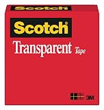 Scotch Transparent Tape, 3/4 in x 2592 in, 1 Roll – view 1