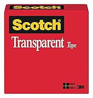 Vista 1 de Scotch Cinta Transparente, 3/4 in x 2592 in, 1 Rollo