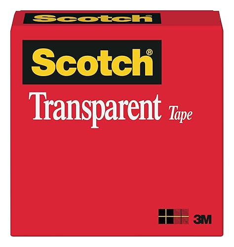 Scotch Cinta Transparente, 1 in x 2592 in, 1 Rollo