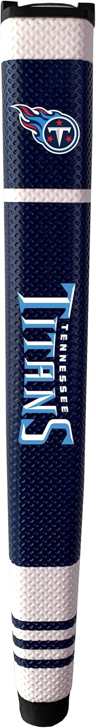 Team Golf NFL Tennessee Titans Golf Putter Grip Golf Putter Grip with Removable Gel Top Ball Marker, Durable Wide Grip & Easy to Control