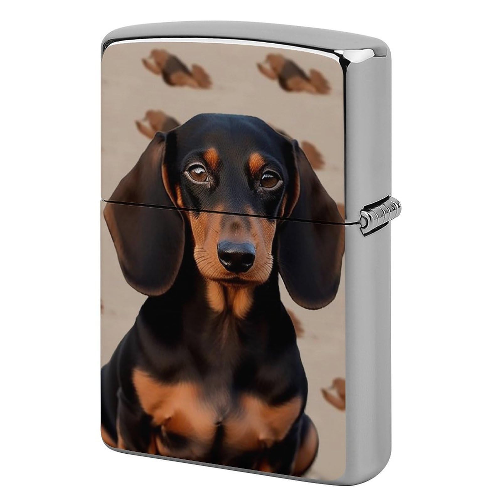 Dachshund Dog Lighter Cover for Men, Personalized Lighter Case for Birthday Gift, Flip-Top Lighters Protective Cover, Portable Lighters Shell for Outdoor, Travel