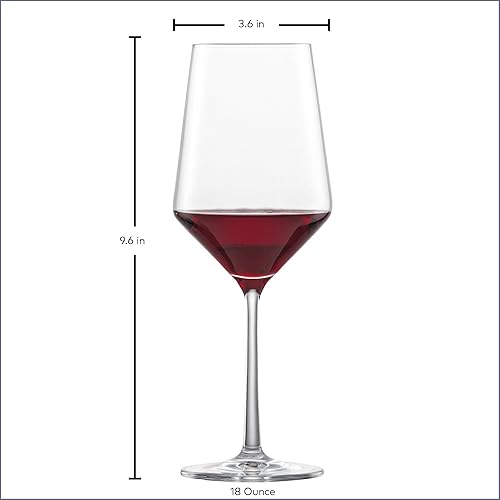 Miniatura 6 de Schott Zwiesel Tritan Crystal Pure Barware Collection - Set de 6 copas de vino tinto sin tallo 185 onzas