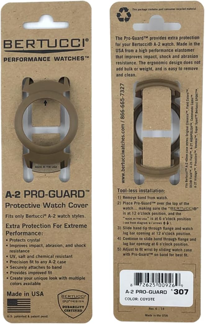 BERTUCCI® A-2 Pro Guard™ Watch Protector - Coyote