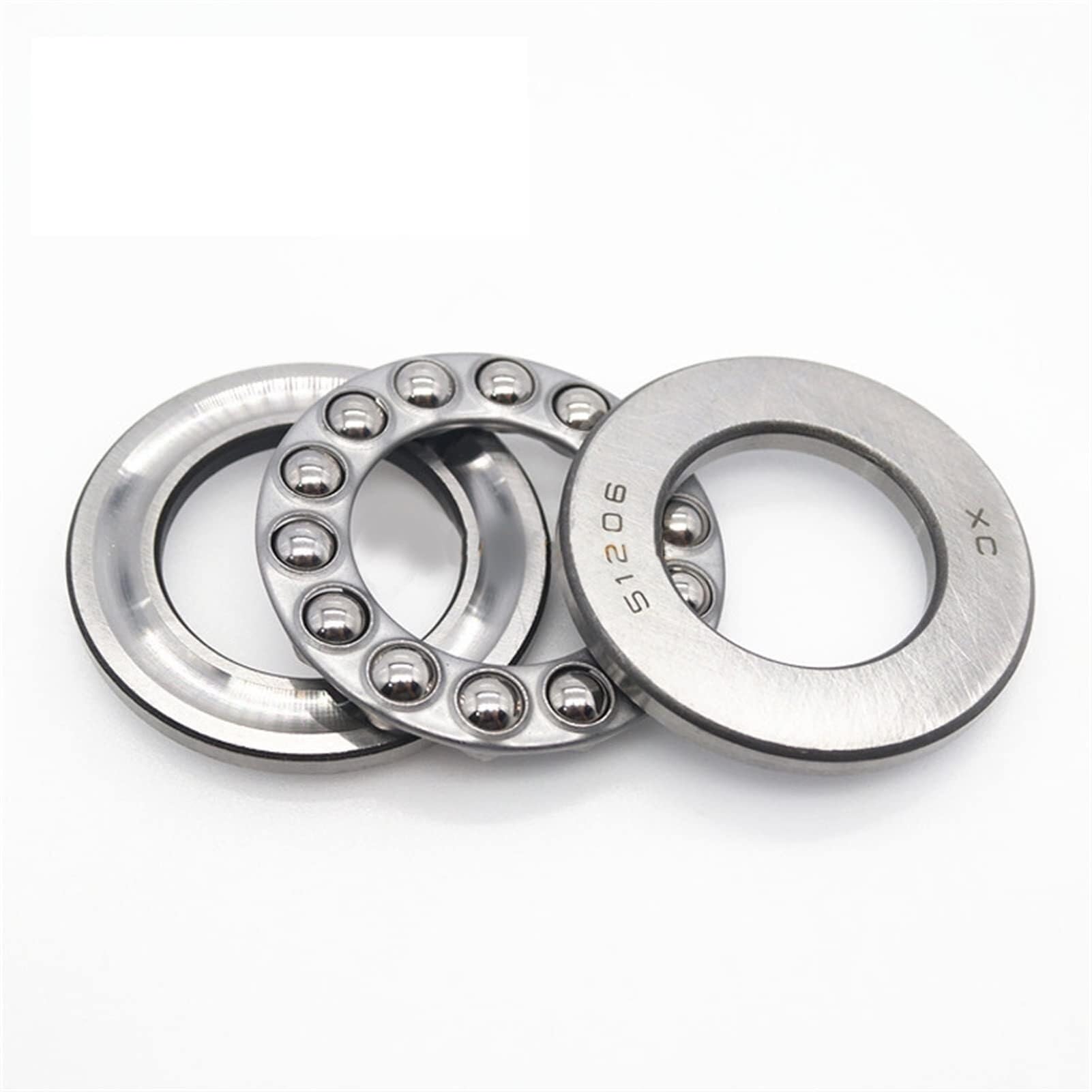 Roulements, Roulement de roue arrière, 4 pièces, roulement de butée d'avion, 51100 51101 51102 51103 51104 51105 51106 51107, joints de roulement(51106 30x47x11,4Pcs)