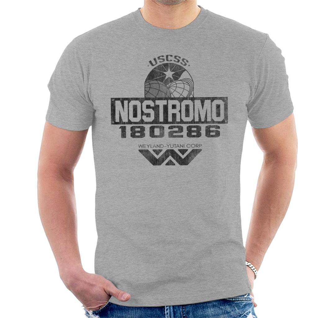 USCSS Nostromo Weyland Yutani Corp Alien Men's T-Shirt Heather Grey