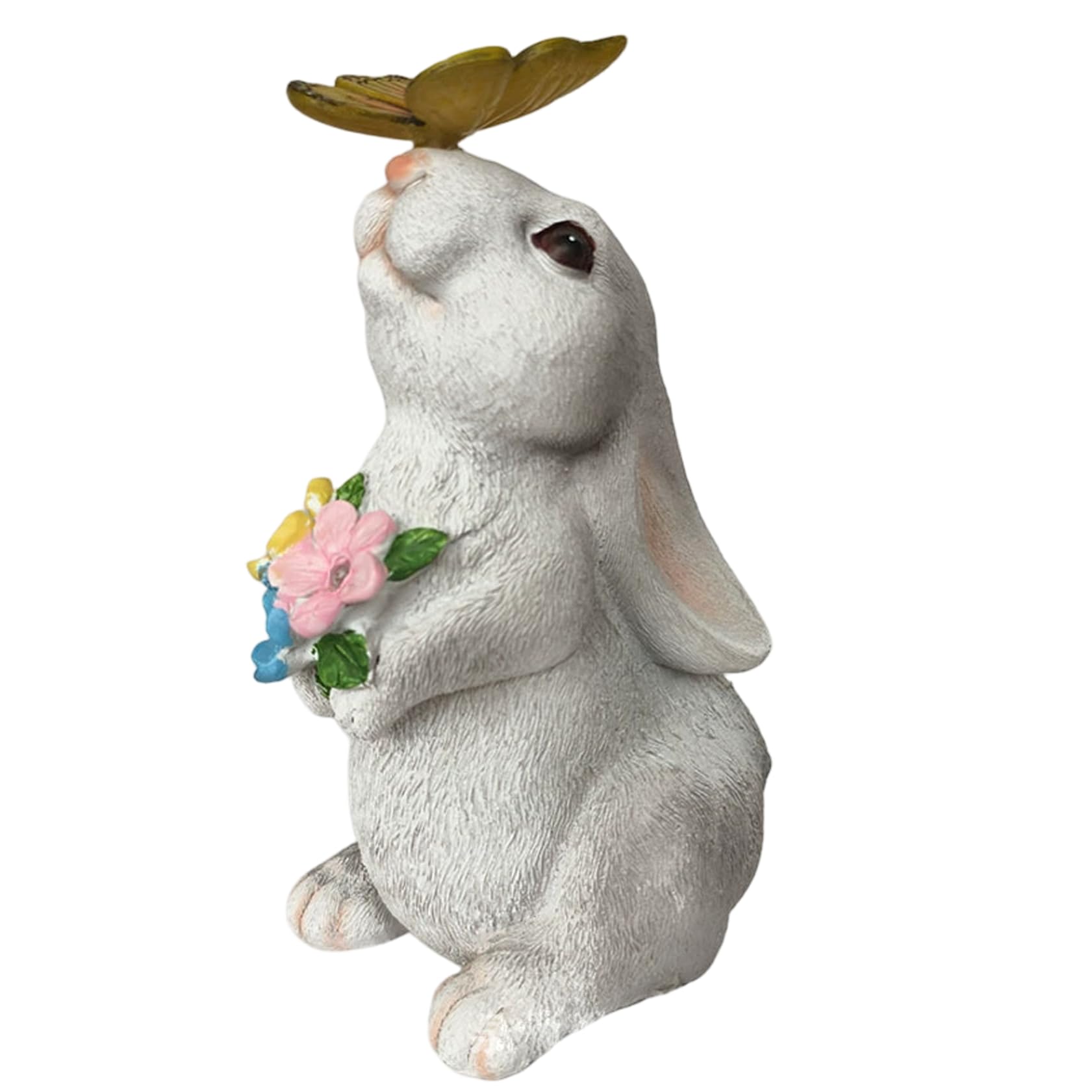 Décoration Jardin extérieur avec lumière LED lapin, cadeau idéal terrasse