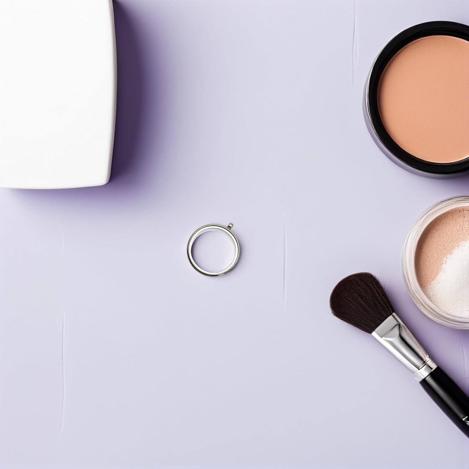 TEHAUX Stainless Steel Floating Locket Pendant Necklace Round Openable Photo Frame Memory Keepsake Jewelry for Women 0.78X0.78X0.39 Inch - Image 6