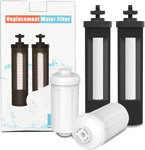 Filtro de agua de repuesto para Berkey, filtración de reducción de flúor y arsénico con membrana de ultrafiltración, compatible con el sistema de