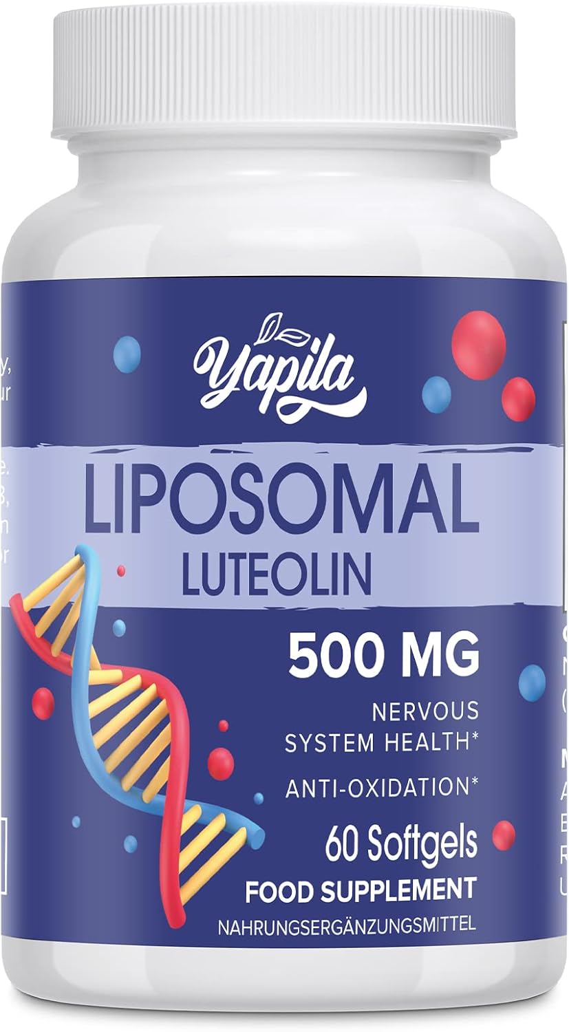 Liposomale Luteolin Kapseln 500mg, Maximale Absorption, Hochdosiertes