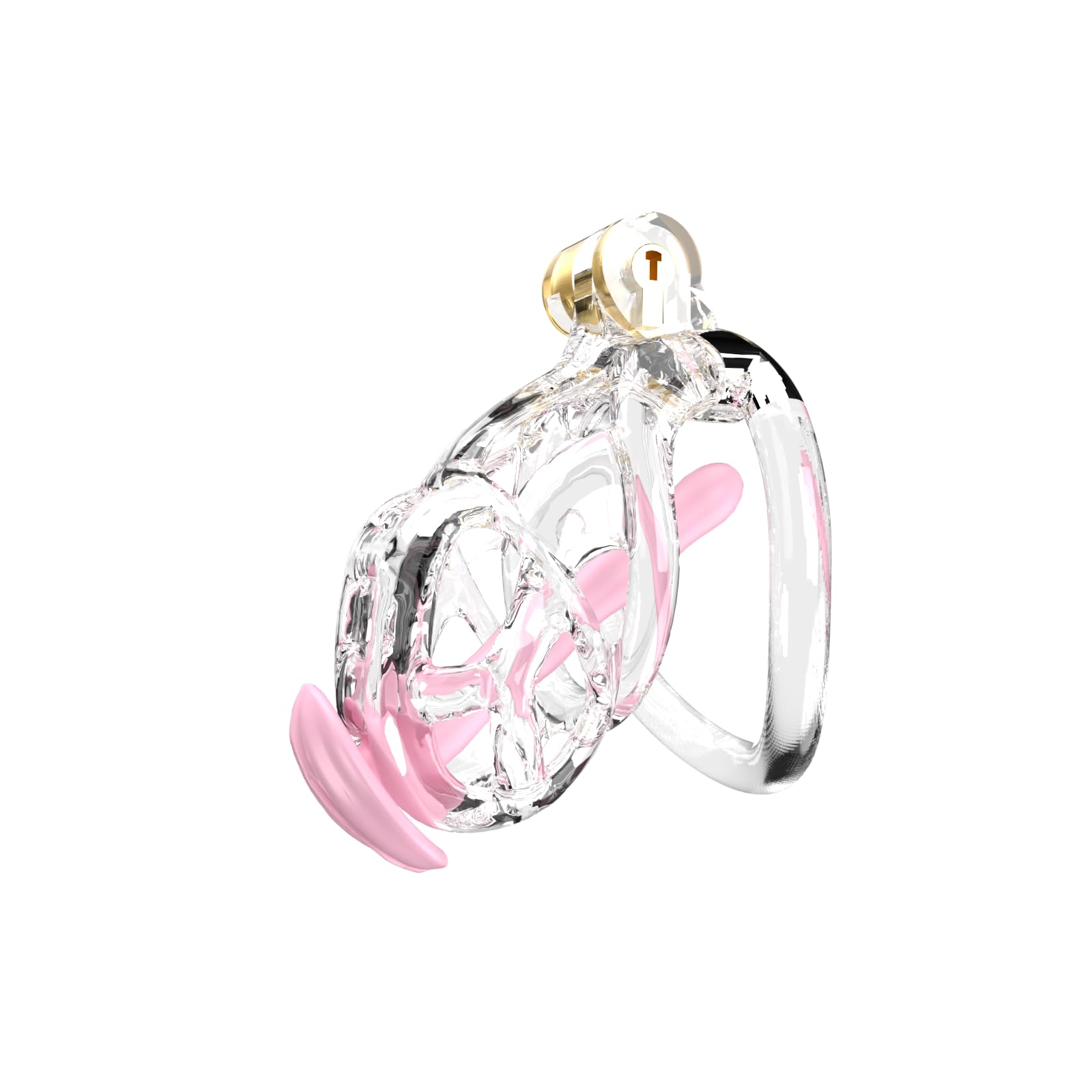 Transparent Cobra Chastity Device 1.0 Yithuet 3D Printed Cock Cage Small S Transparent
