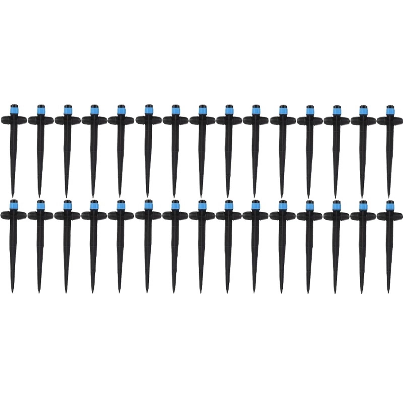 Emisores de Riego por Goteo 5/30 emisores de riego por Goteo 360 ​​Grados, gotero automático for jardín, Flores, Boquilla, Suministros 8 o 1 Orificio(Blue-30PCS)