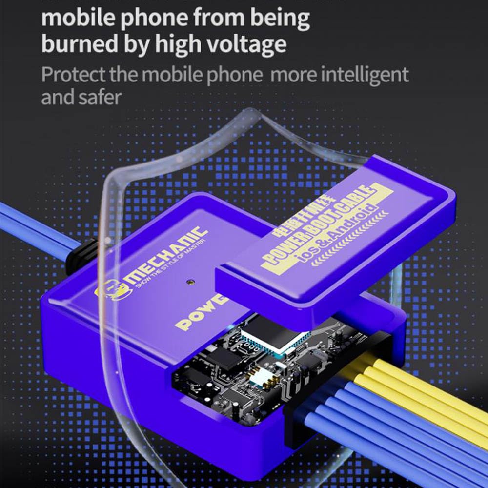 YouEn Tech Mechanic DC Power Cable Ultra for iPhone 6-17, Android Phone Power Boot Control Cable Phone Motherboard Activation Boot Cable