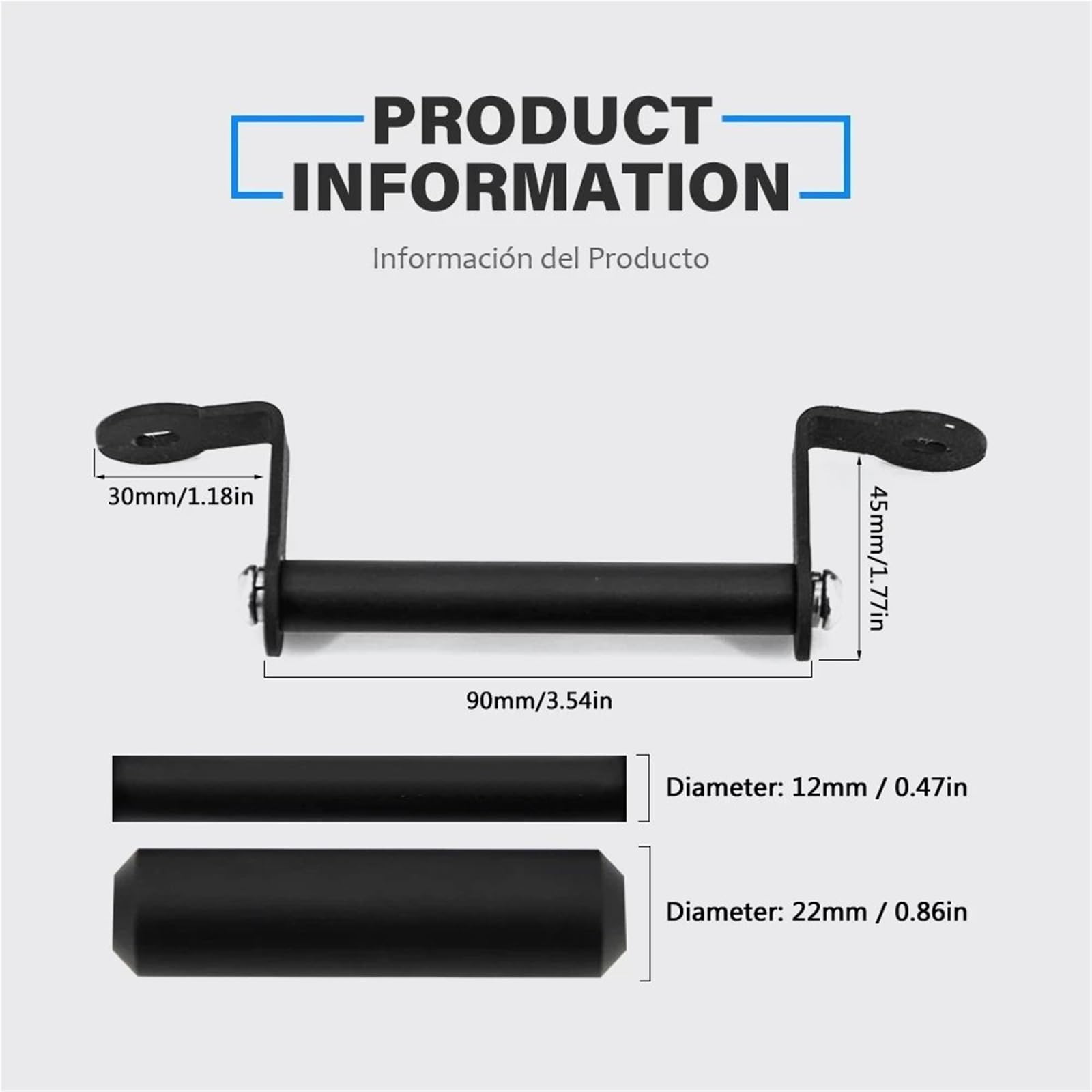 Moto GPS Support De Navigation Support de Plaque de Navigation GPS pour Pare-Brise de Smartphone Compatible avec Yamaha Tracer 700 Tracer 7 GT 2016-2022 Support De Navigation GPS pour Moto