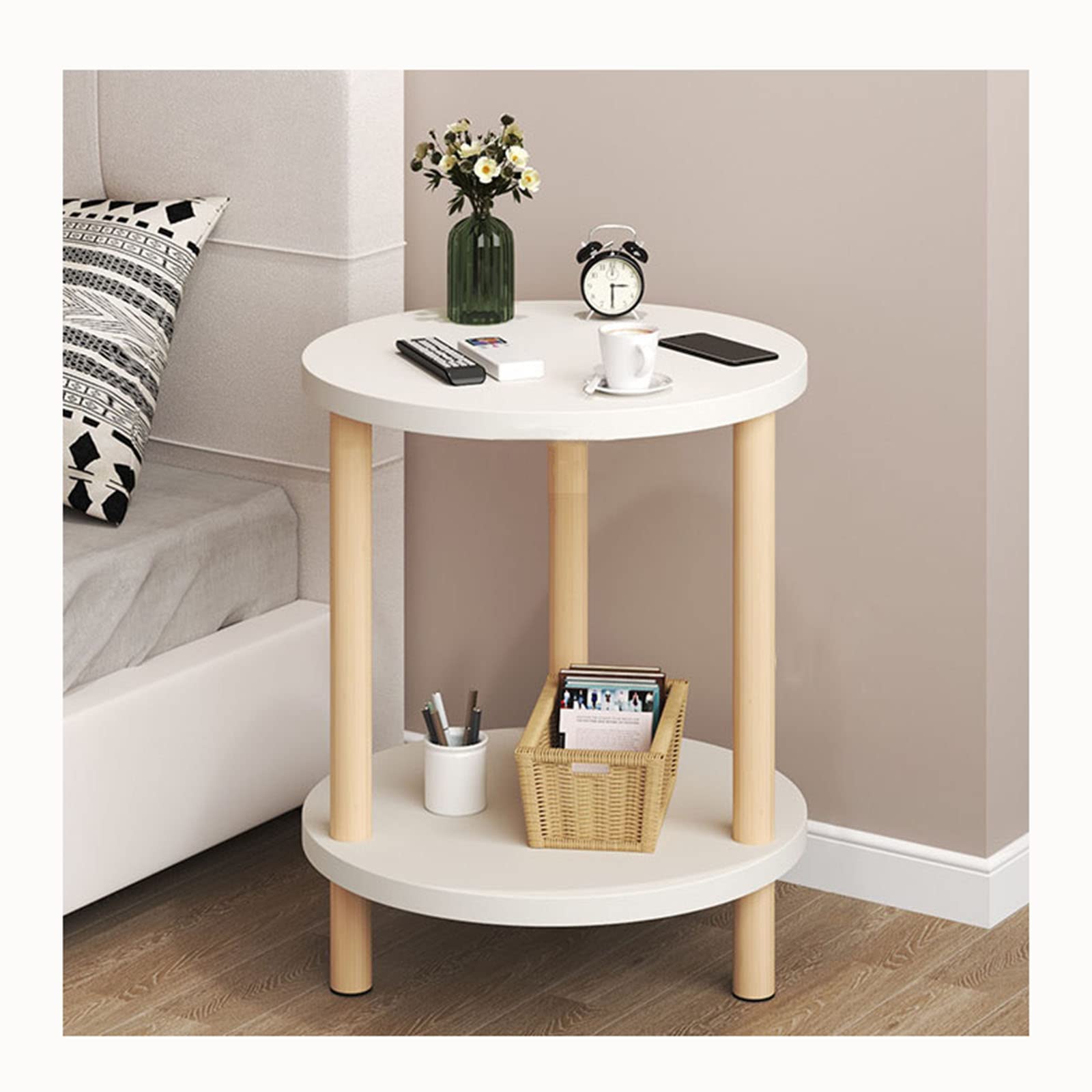 Amazon.co.jp: サイドテーブル、2段サイドテーブル、リビングルーム