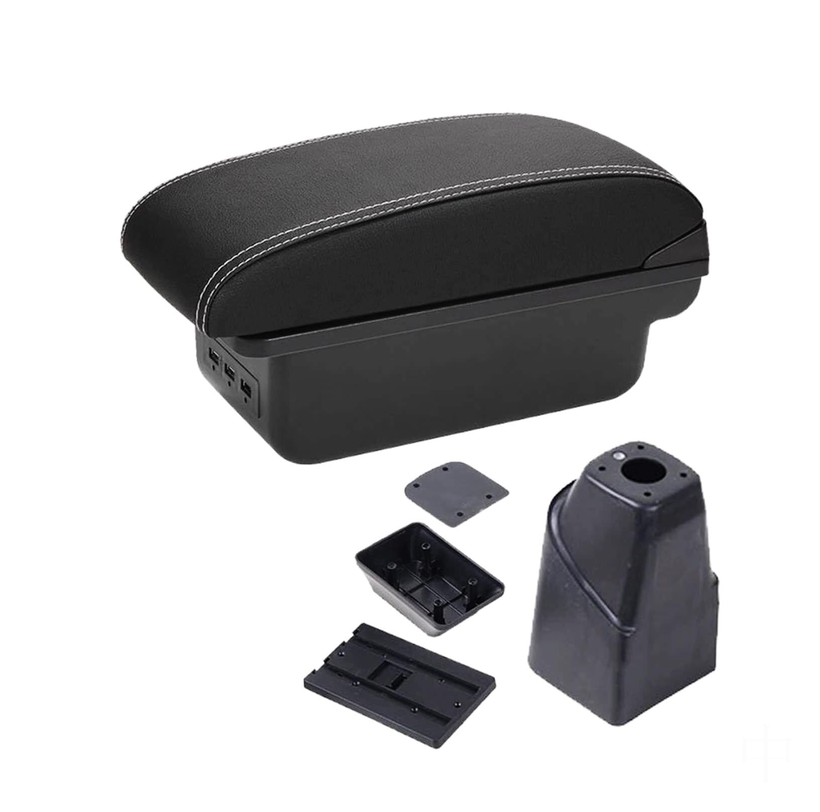 BLBNEZBZTY Compatible with Peugeot For 206 2017 Center Console Armrest Storage For Box Car Armrest Cushion