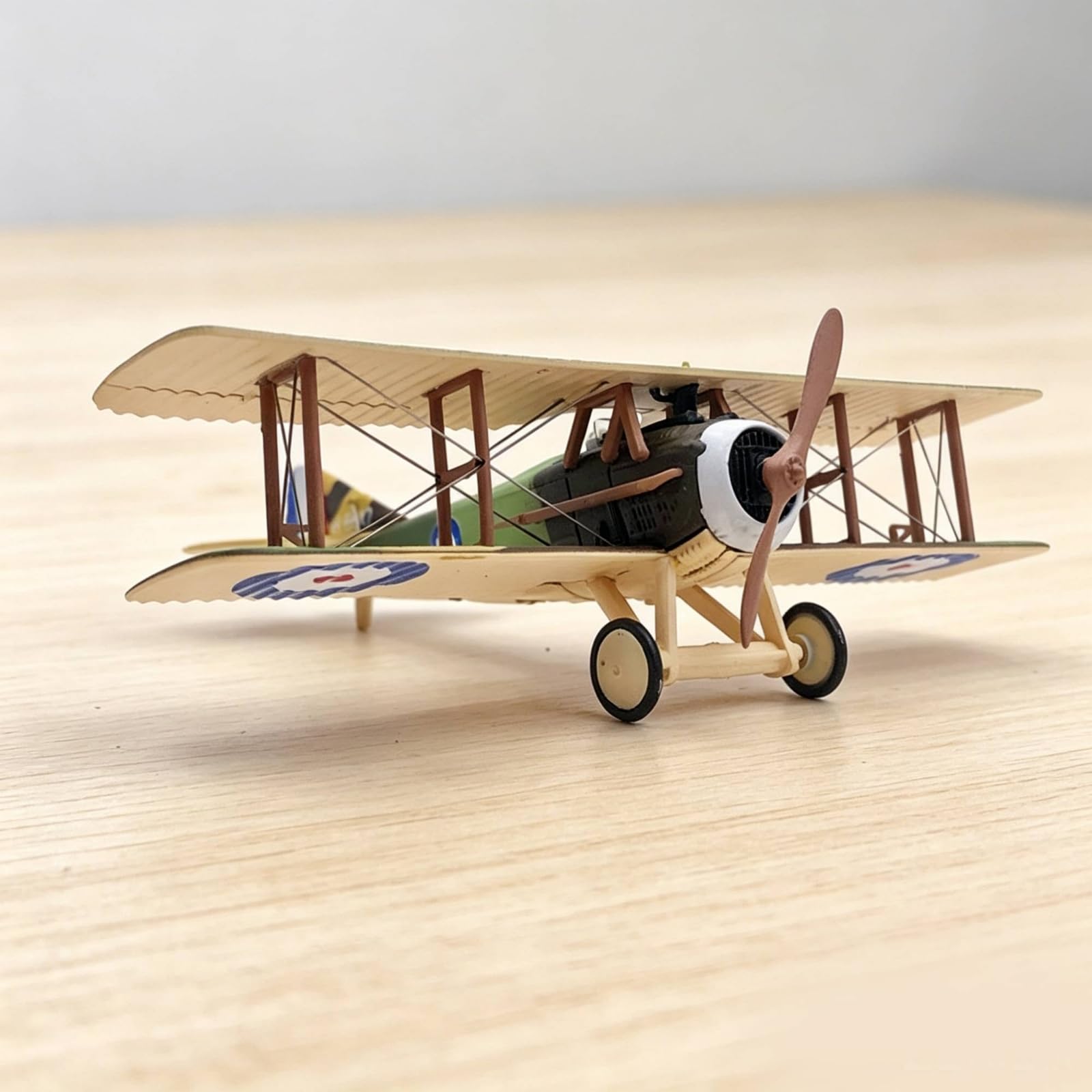 rockible Aereo in Lega Modello Aereo Miniatura Maquette Modellino Collezione in Lega Metallo Verniciatura Accurata Proporzioni Fedeli Dettagli Rifiniti Adatta, 1/72 Bristol Bulldog