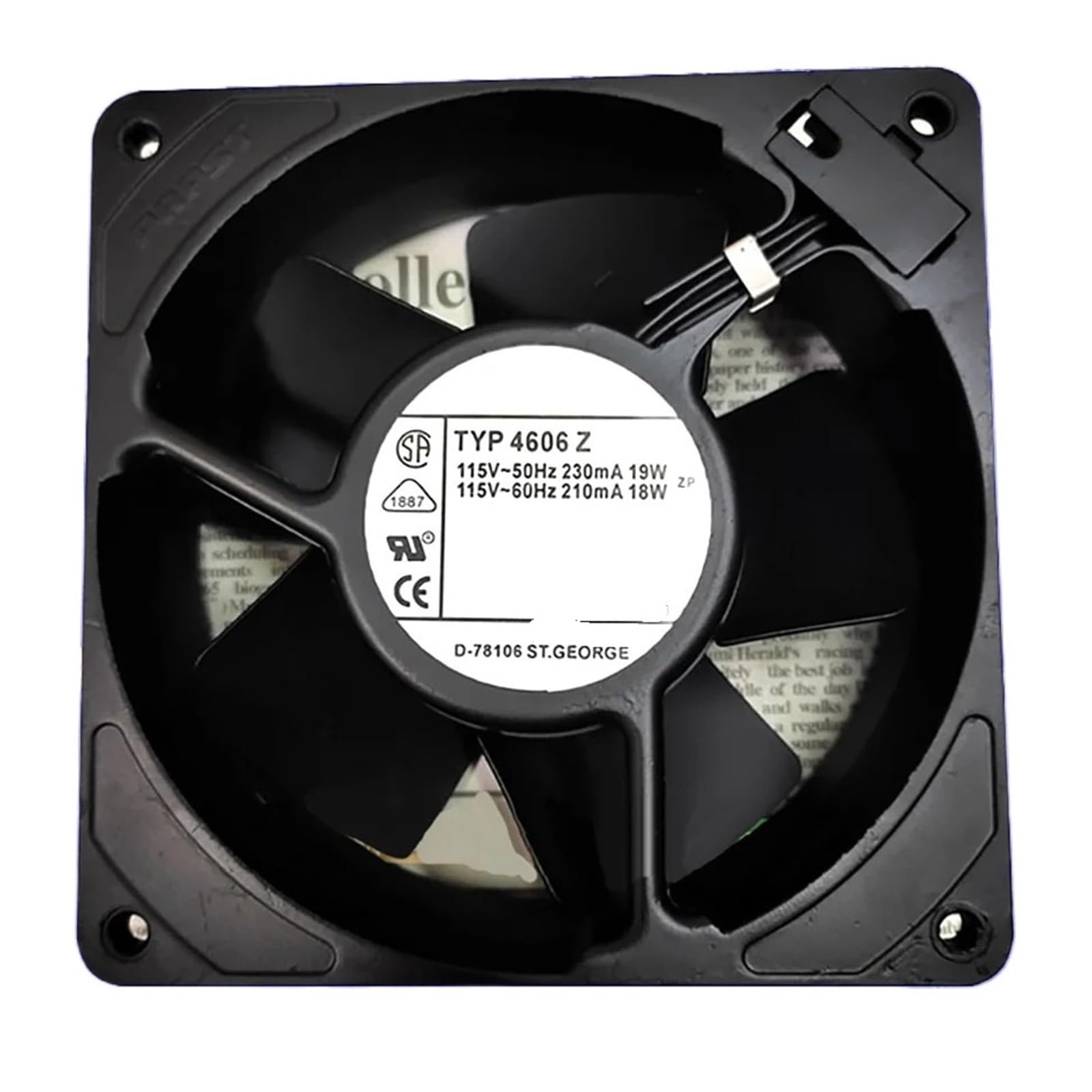 CLEUFWKO TYP4606Z 4606Z 115VAC Cooling Fan 12038 120 * 120 * 38mm