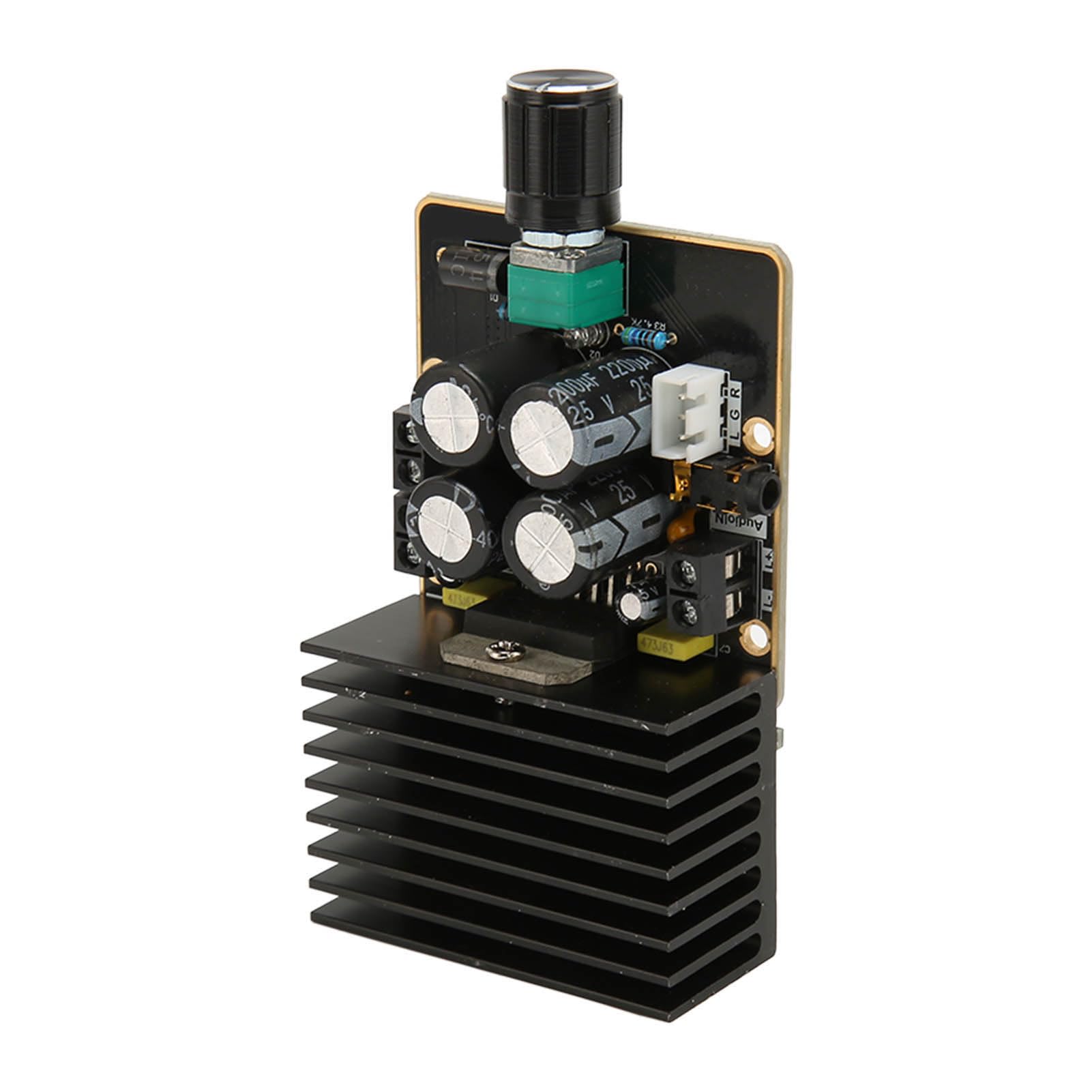 Denash TDA7377 Digital Power Wzmacniacz TDA7377 z ochroną Głośników DIY, Idealny dla Odtwarzaczy Dźwiękowych, Czarny/złoty