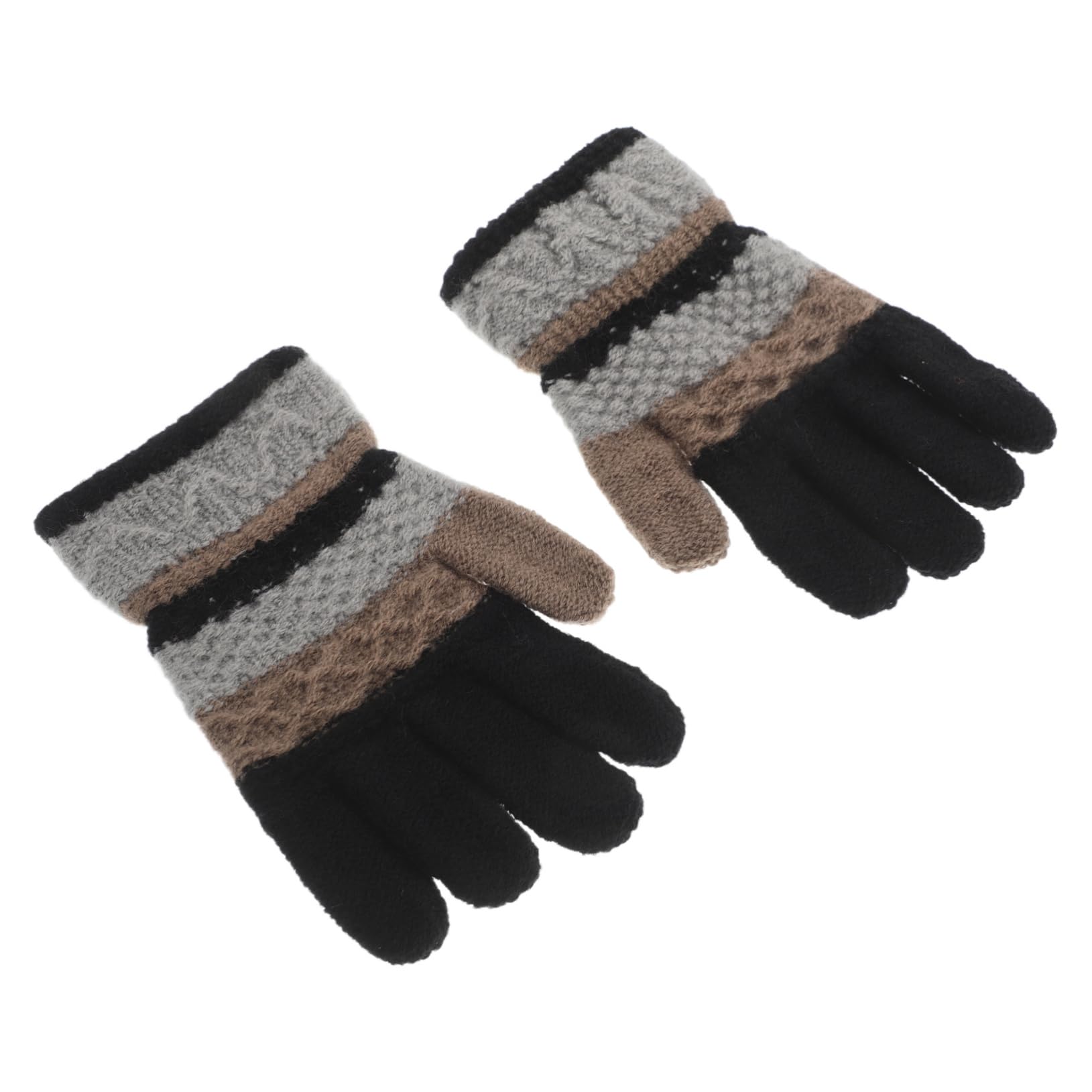 WOFASHPURET Toddler Winter Gloves Knit Boys and Girls Gloves Soft Knitted Mittens for Cold Weather