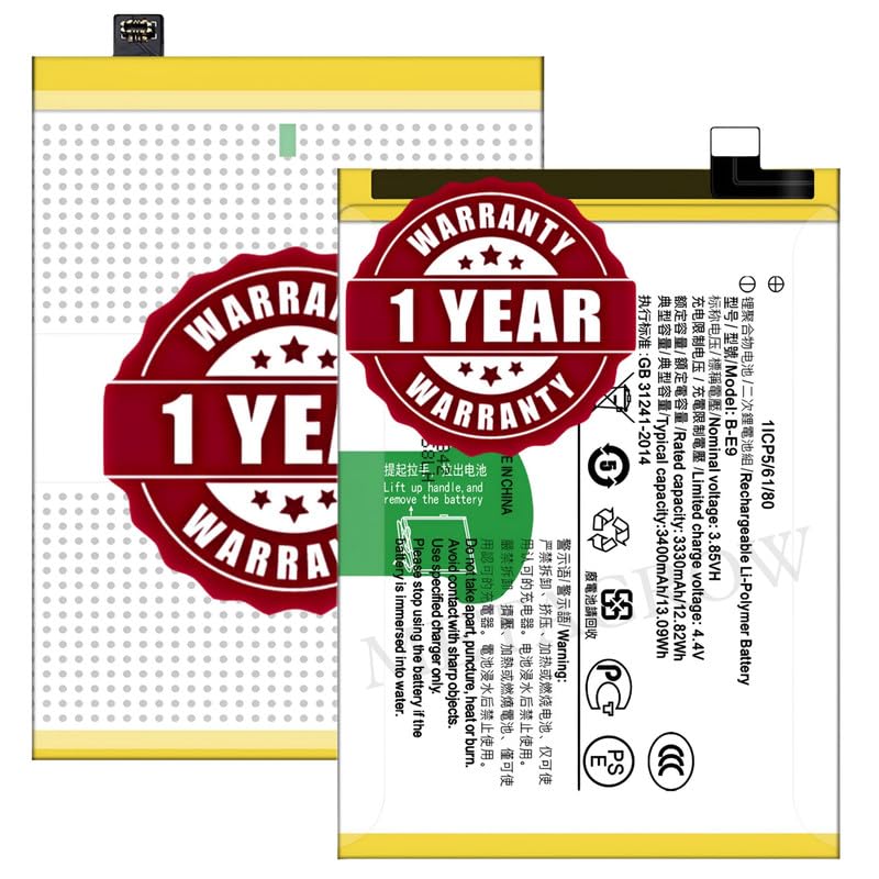 Image of Original B-E9 Battery Compatible for Vivo X23 (V1809A, V1816A, V1809T, V1816T) - (3400mAh) - 1 Year Warranty JK1