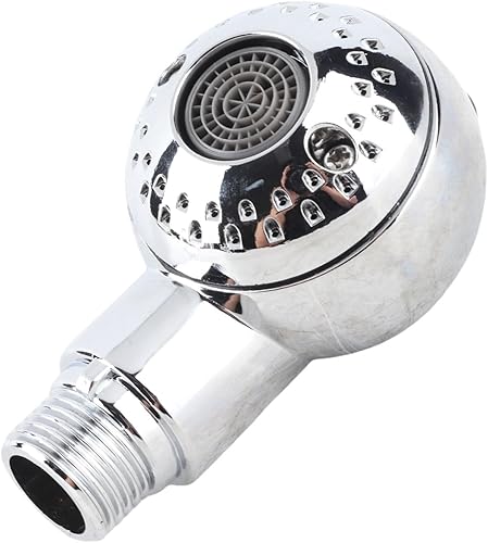 Miniatura 9 de Cabezal de ducha de mano, champú de alta presión, accesorio para cabezal de ducha con boquilla de filtro de acero inoxidable, 2 botones de ajuste de