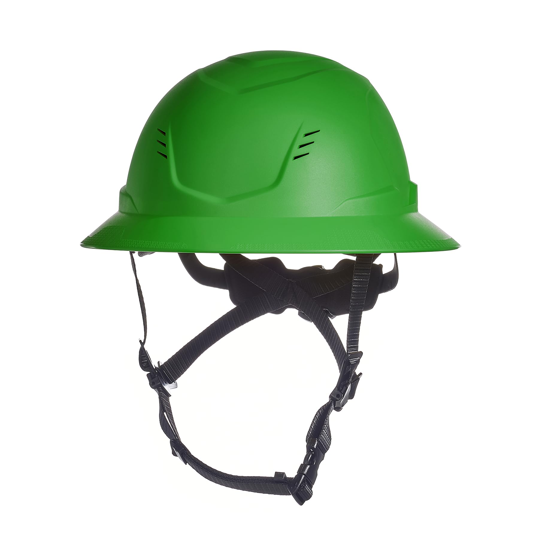 MSA 10250612 V-Gard H2 - Casco de Seguridad con Borde Completo Tipo 2 - Suspensión de trinquete cómoda, protección contra Golpes rotacionales MIPS, ventilado, tamaño Mediano estándar, Verde