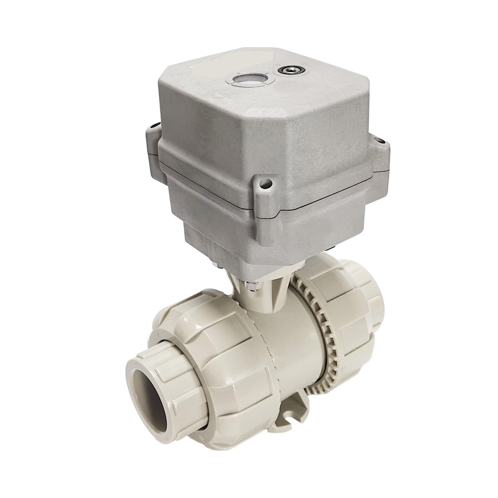 Zmotoryzowany zawór kulowy DN20 DC24V, automatyczny zawór wodny z ręcznym sterowaniem do hydrauliki (NPT, DC24V_CR301)
