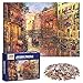 Puzzle 1000 Pièces pour Les Adultes et Les Adolescents, Voyage de Venise Puzzle Classique pour Adultes Jeu de Compétences en Famille Puzzles en Carton, Cadeau pour Les Amants ou Les Amis