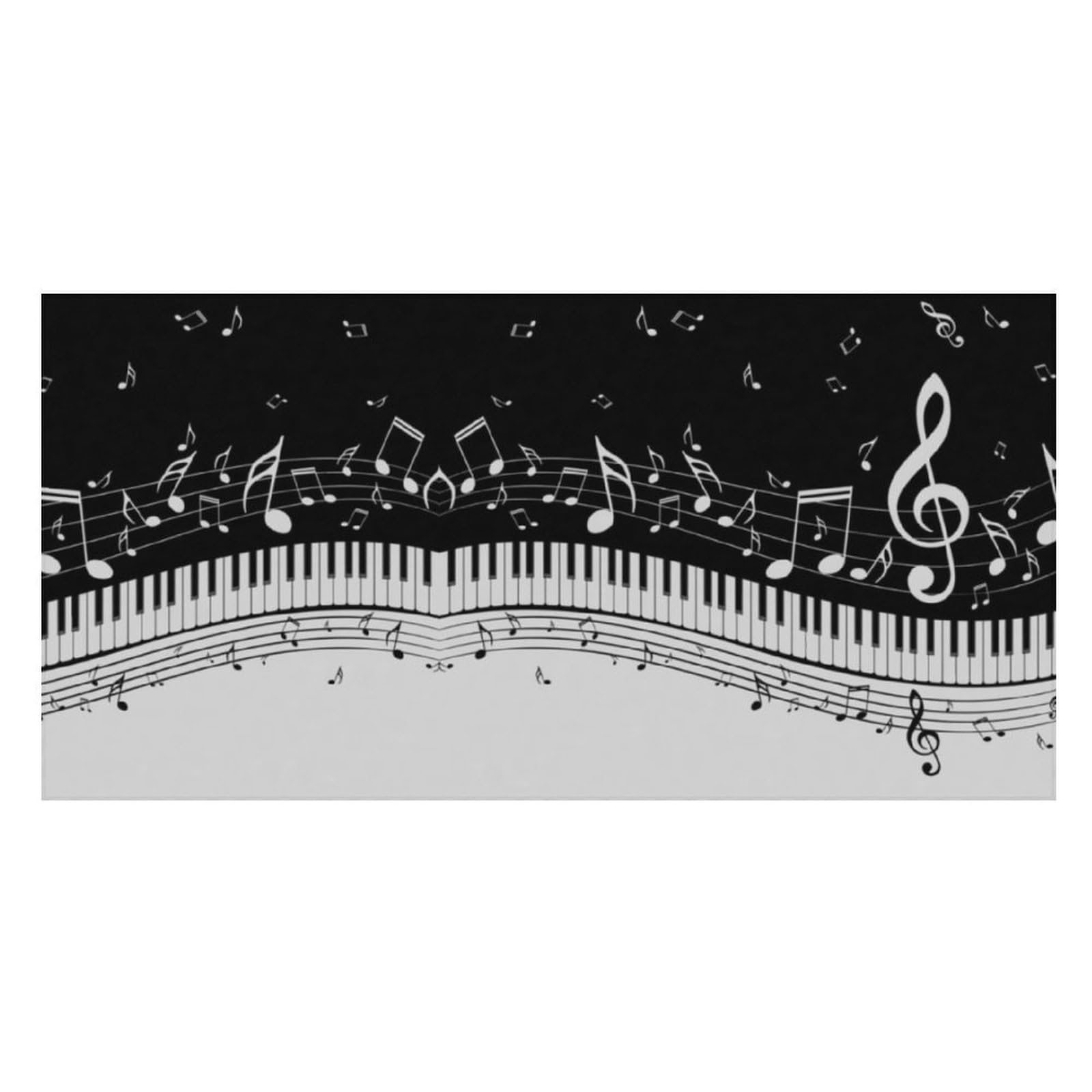 LWORZIIB Beach Towel, Piano Key Notes Bath Towel, Pool Towel Great for Gym Swimming 80 X 160cm