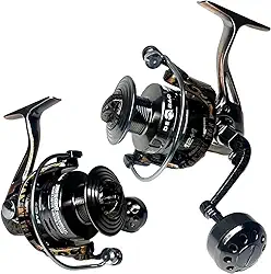 MARURI, Molinete De Pesca Praia Debao HM 5000-13 Rolamentos - Drag: 16kg - Antiferrugem - Em Aluminio