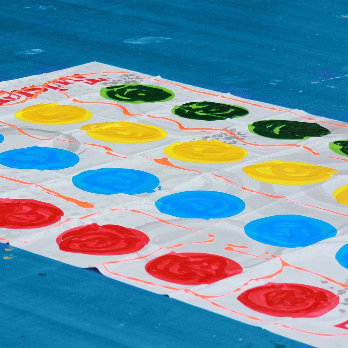Telo di protezione Pittura 8x12 m - TECPLAST - EC80PE - Blu - Economico - Telo protettivo Vernice per pavimenti e mobili