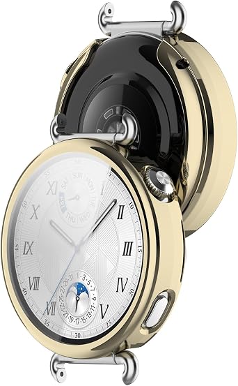 FitTurn [6Pack] for Huawei Watch GT 6 41mm/46mm Screen Protector Case, Soft TPU Protective Film Full Protection Face Cover, for Huawei Watch GT 6 41mm/46mm Bumper Guard Frame Accessories (SixColors, 41mm)