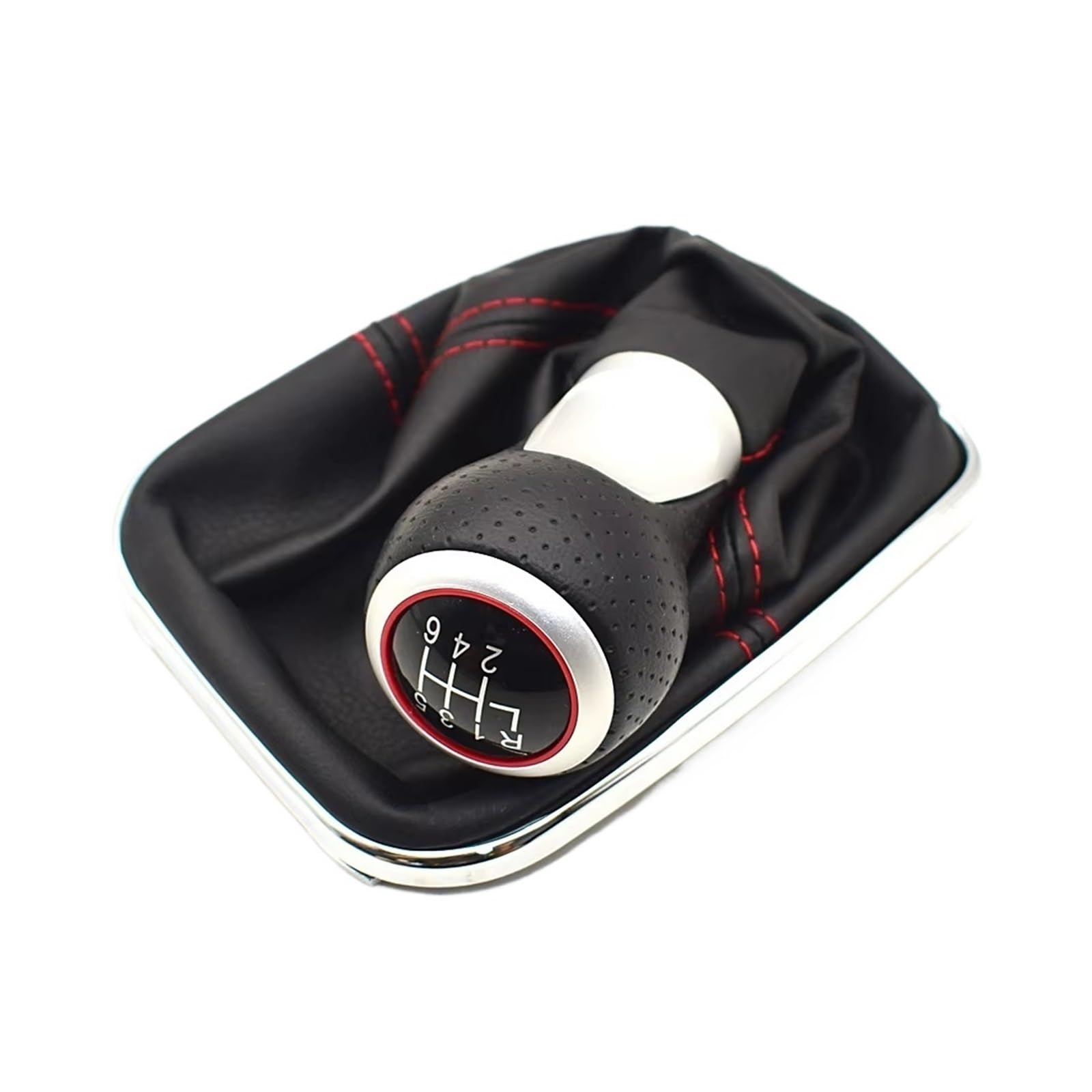 Bxbdekqgl 6 Speed - H Gear Shift Knob For Golf 4 Iv Mk4 For Gti R32 For Bora Jetta 12Mm Blue Manual Gear Shift Knob Pu Gaiter Boot 5/6 Speed(6 Speed-H)
