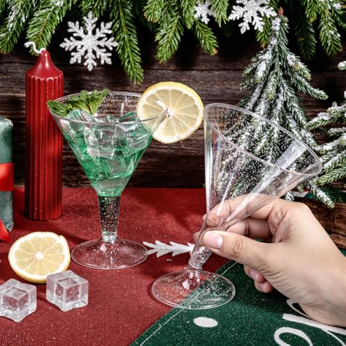 Save 50% on Liacere 24-Pack Silver Plastic Martini Glasses