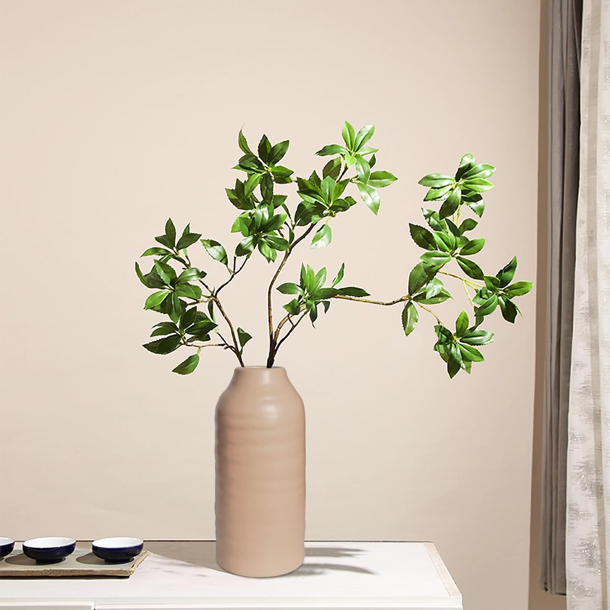 Amazon.co.jp: GeLive 8インチ アプリコットセラミック花瓶 ボー