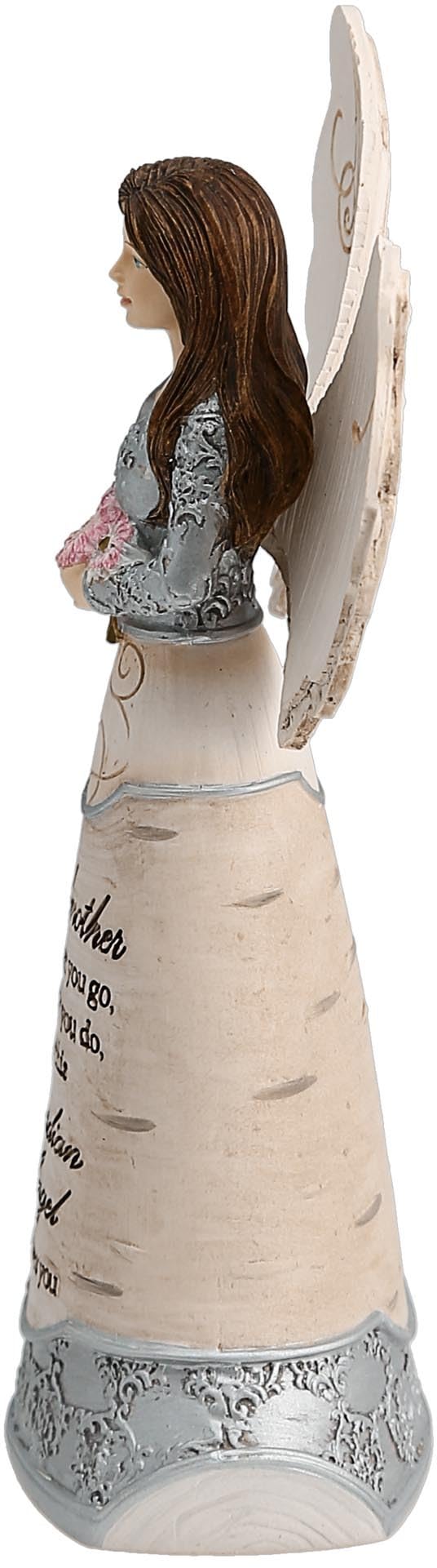 Pavilion Gift Company Elements - Grandmother Guardian Angel Figurine 6 Inch, Solid, Pink - Image 4