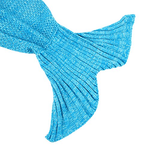 Caldo morbido coperte Mermaid Tail, lavorato a