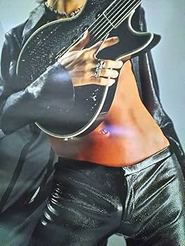 Amazon.co.jp: 幻SUGIZOESPギター最高傑作ポスター革パン足長ヘソ出し