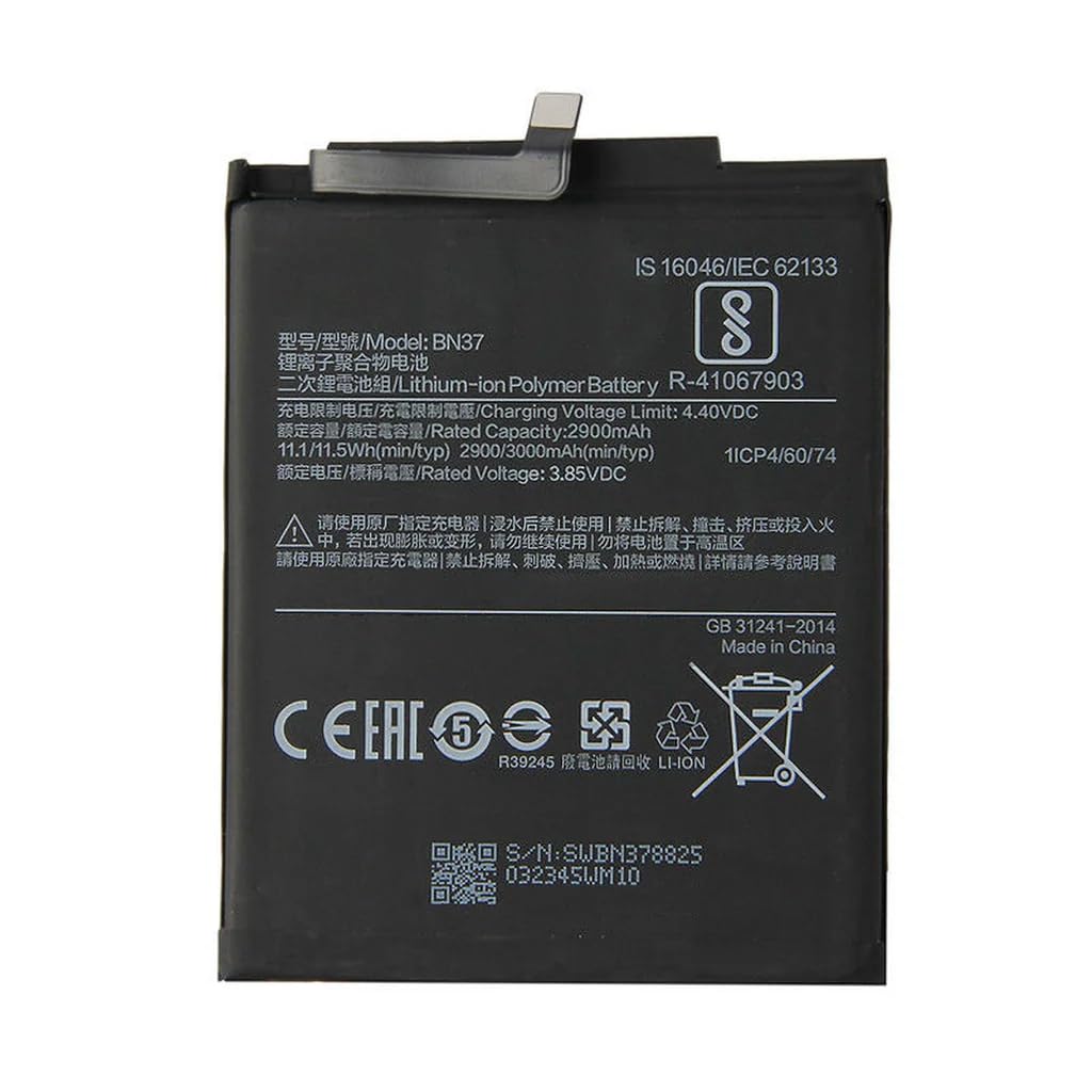 pkstore geneirc BN37 Battery Compatible for for Redmi 6 | Redmi 6A Battery - (3000mAh) - with 6 Months WRNTY (B0DHCWNZFL) Amazon Price History, Amazon Price Tracker
