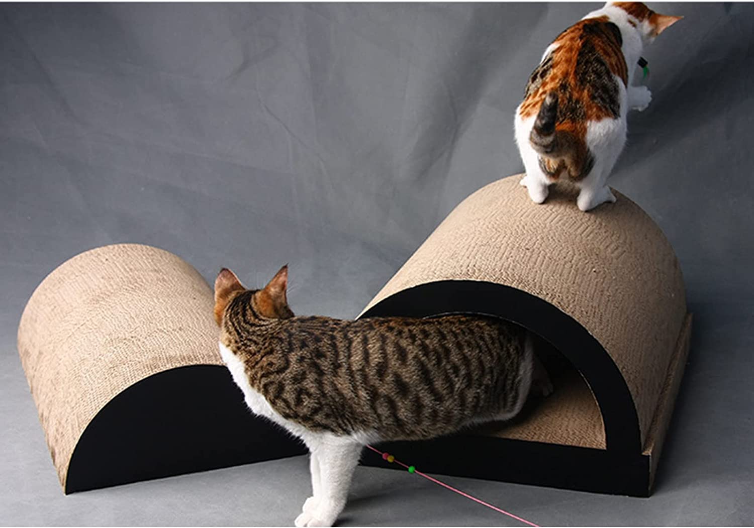 Rascadores para Gatos Almohadilla Rascadora Para Gatos Durable Y Reciclable Rascador De Cartón Para Gatos Almohadilla Rascadora Duradera Reversible Para Juegos Interactivos Afilador de uñas para Masco