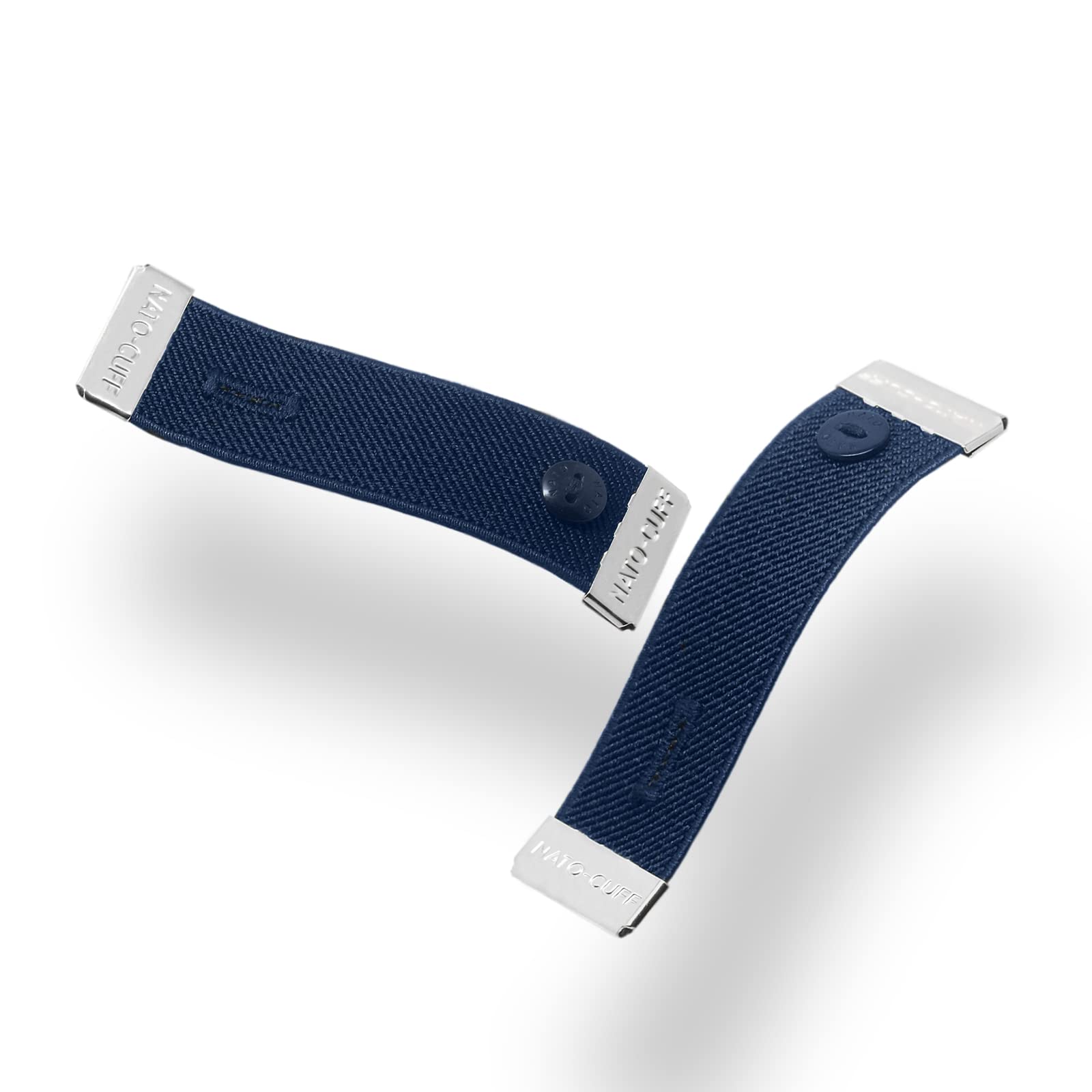 Nato Cuff– Handmade in France - Pull up Your Shirt Sleeves with Elegance - Elastic Anti-Slip Shirt Cuff Holder