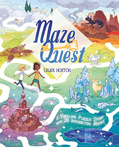 Maze Quest: A Thrilling Puzzle Story with 28 In... 1839403624 Book Cover