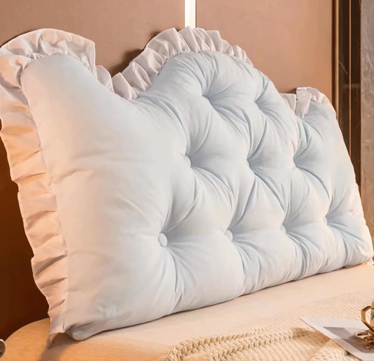 Set Cuscini a Cuneo per Letto, Cuscino Ortopedico Regolabile per