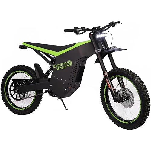 Electric Dirt Bike for Adults, Electric Motorcycle 9500W(Peak) Motor 100V/40Ah Battery, 62MPH Top Speed E-Motorcycle with 4-Piston Brakes, Off-Road Suspension, long Range, Full Suspension