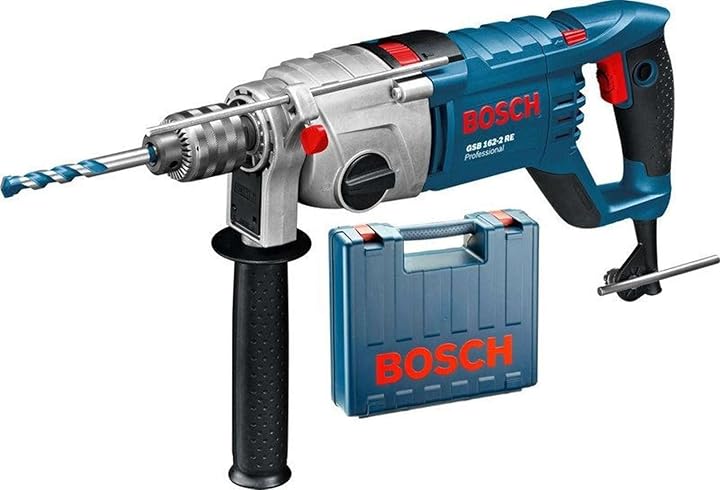 Bosch Professional GSB 162-2 RE Darbeli Matkap (1.500 W, Mandren Çapı: 3-16 mm, Betonda Delme Çapı: 162 mm)