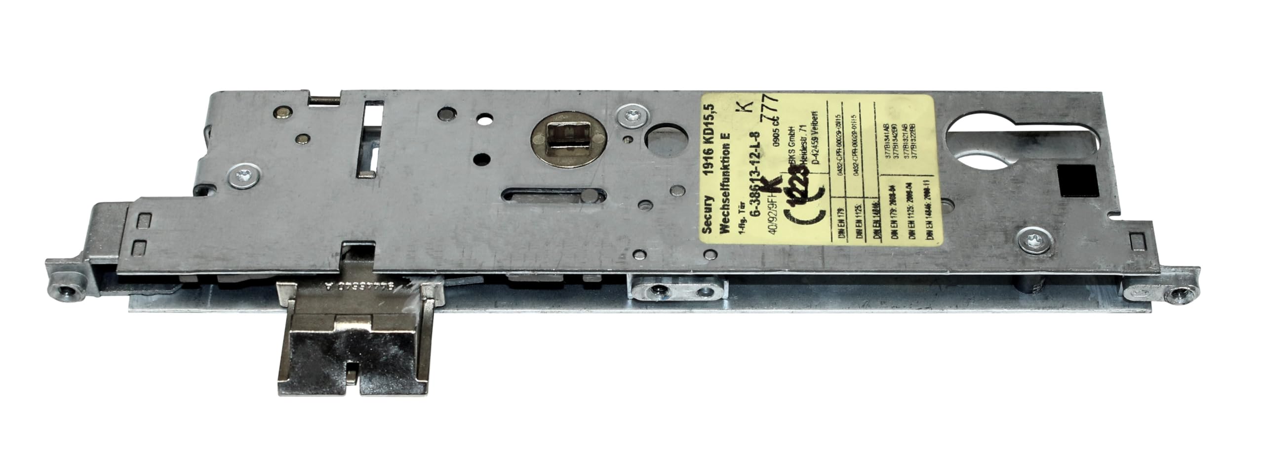BKS Secury Automatic Reparatur Schlosskasten Hauptschloss 6-34328-40-0-1 oder 6-38613 mit Panikfunktion E, Dornmaß: 40mm (37mm) / Entfernung: 92mm (DIN LINKS)